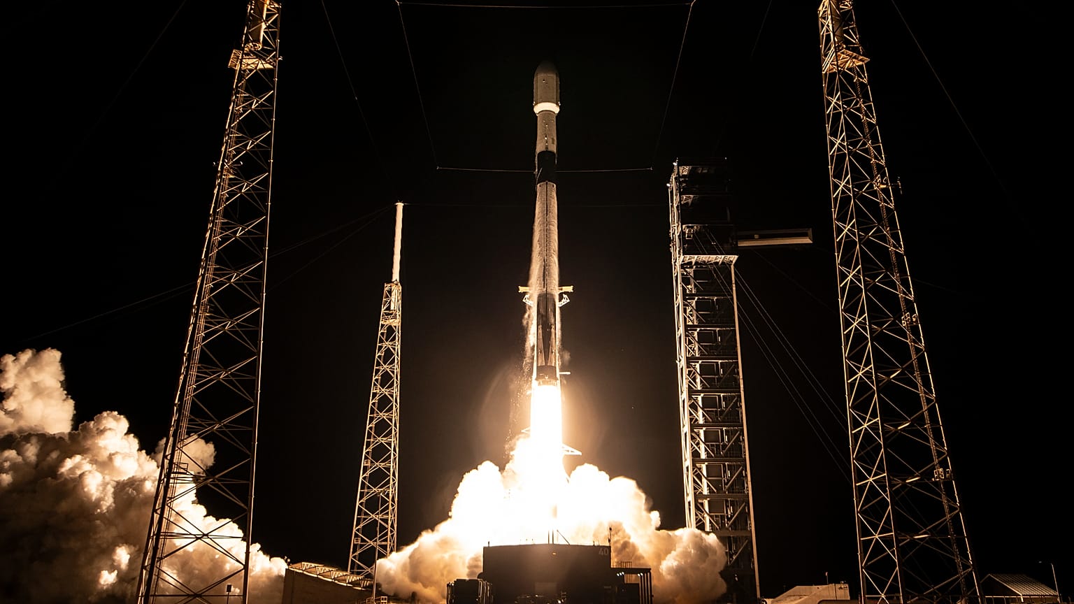 The rocket, taking off from Cape Canaveral