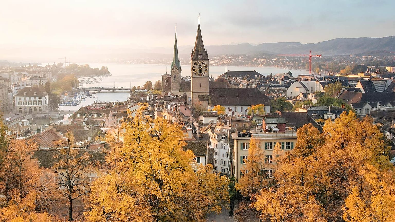 Switzerland bursts with colour in autumn