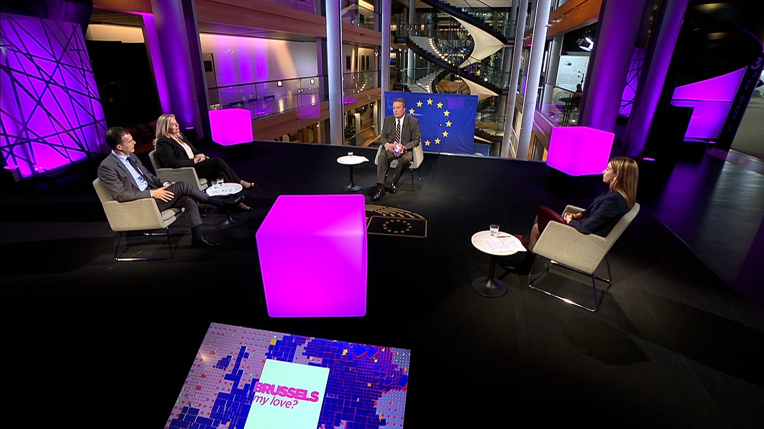 The panel hosted by Stefan Grobe in the European Parliament