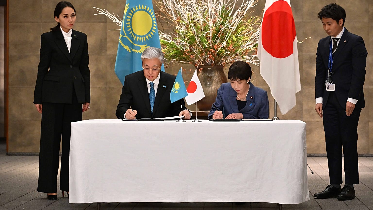 Kazakh President Tokayev and Japanese Prime Minister Takaichi signed a Joint statement and 14 other documents.