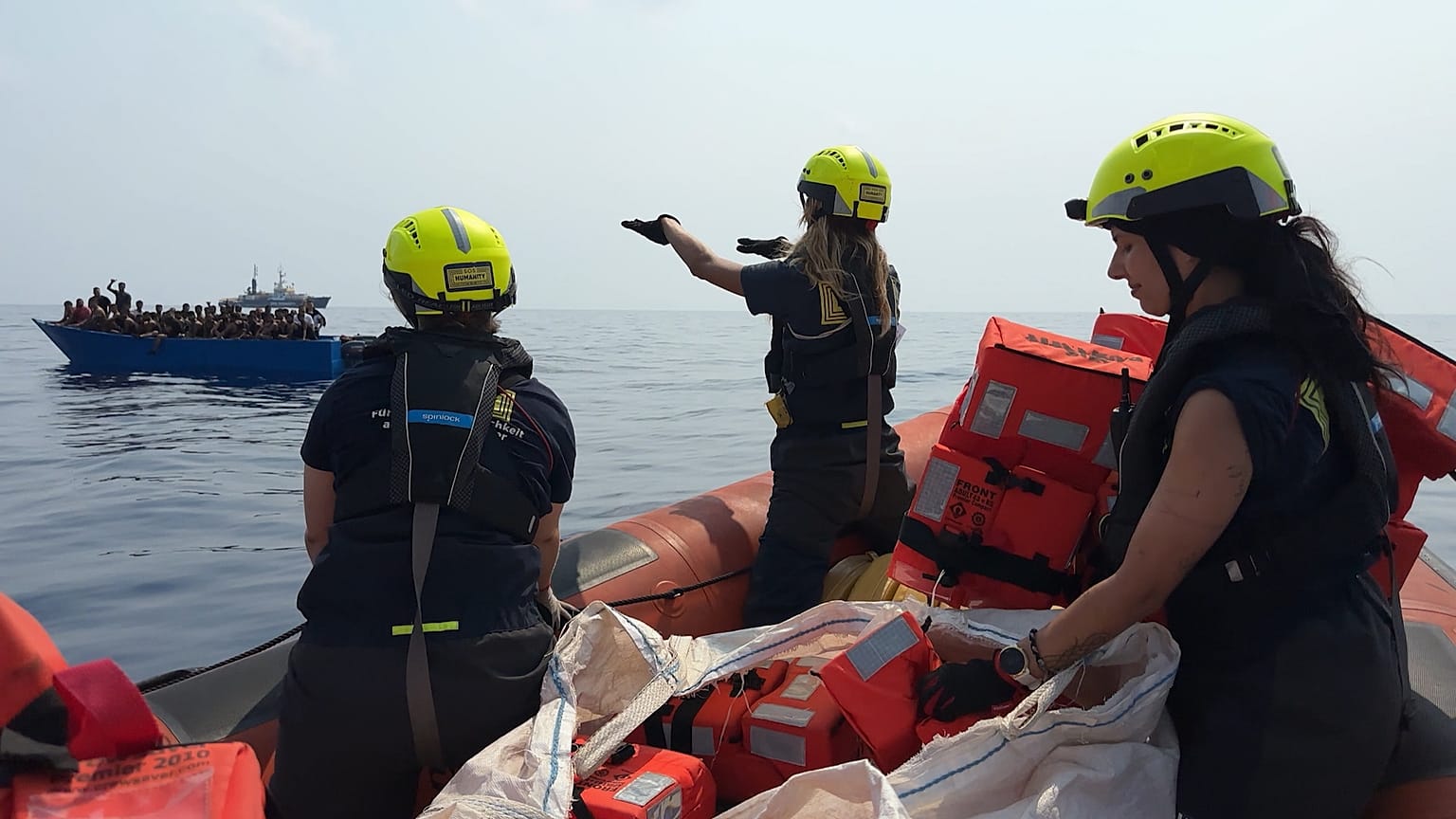 Onboard a rescue ship on the deadliest migration route to Europe