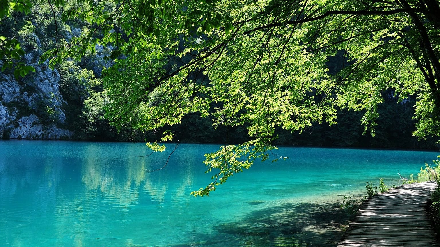 Plitvice Lakes National Park is Croatia's largest national park covering almost 30,000 hectares.