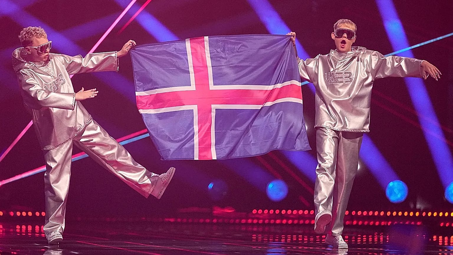 VAEB from Iceland during the dress rehearsal for the Grand Final of the 69th Eurovision Song Contest in Basel, 17 May, 2025