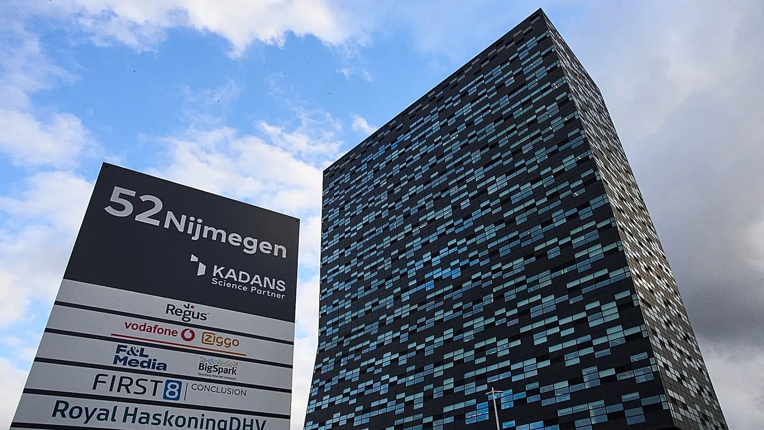 The head office of Chinese-owned chipmaker Nexperia in Nijmegen, Netherlands.