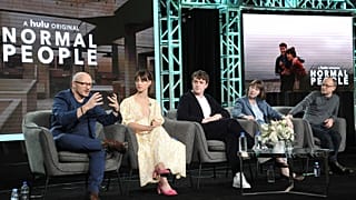 Sally Rooney participates in the Hulu "Normal People" panel during the Winter 2020 Television Critics Association Press Tour on 17 January 2020 in Pasadena, California. 