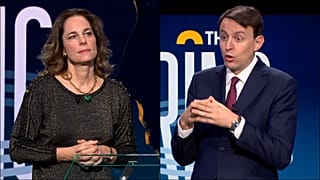 Hildegard Bentele and Javi López in The Ring