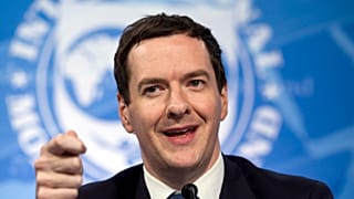FILE - George Osborne speaking at a news conference in 2016, while he was UK Chancellor of the Exchequer.